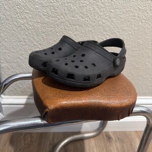 CROCS Kids Classic Black Shoes